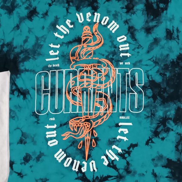 Currents Band 'Venom' Tie-Dye T-Shirt • Medium • Currents Official • Metal - Picture 4 of 8